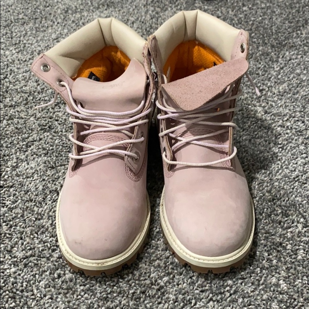 Pink Timberlands